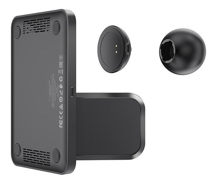 Base Cargador Inalámbrico Carga Rapida 3 en 1 Hoco Cw33 Negro – imagen 2