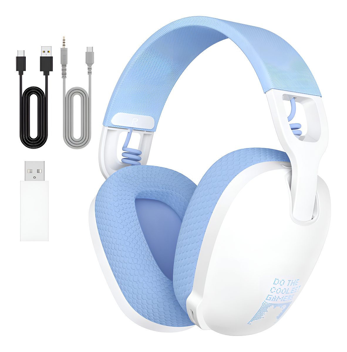 Audifonos Gamer Inalámbrico Onikuma B2 Color Blanco – imagen 4