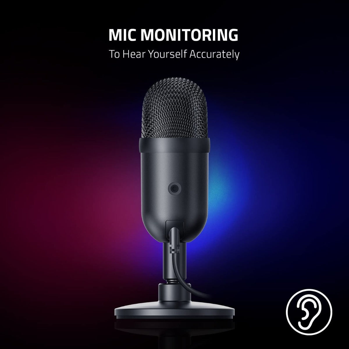 Micrófono Streamer Razer Seiren V2 X Twitch Youtube Negro – imagen 5
