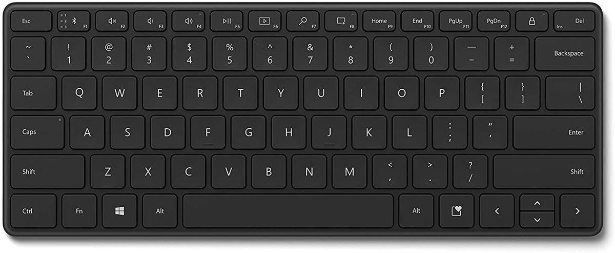Teclado Inalámbrico Bluetooth Microsoft Compact Negro – imagen 3