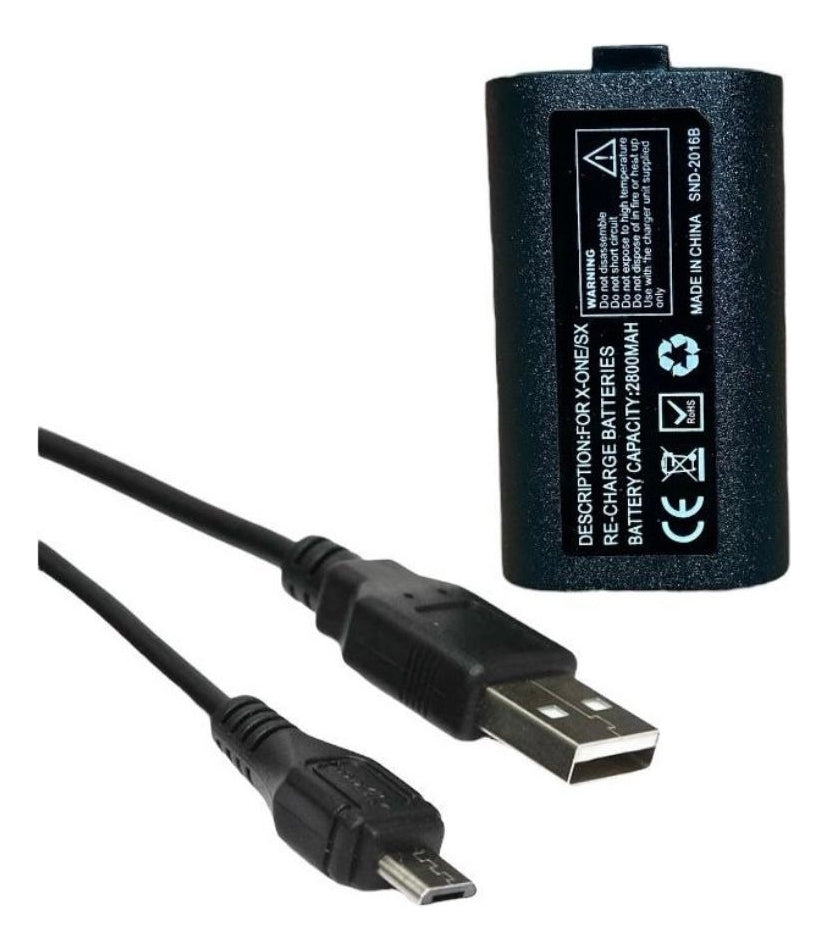 Kit Bateria Recargable Para Xbox One Series S/X 2800 Mah Negro – imagen 4