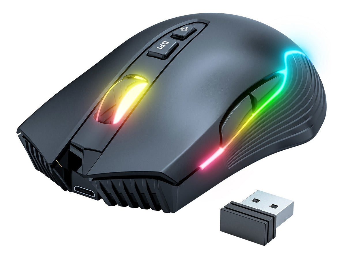 Mouse Gamer Onikuma Cw905 Inalámbrico Rgb Negro – imagen 2