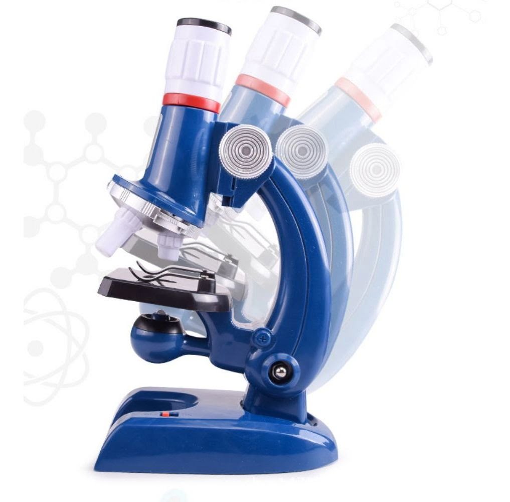 Microscopio Spacezat Educativo Para Niños Azul 100x400x1200 – imagen 3