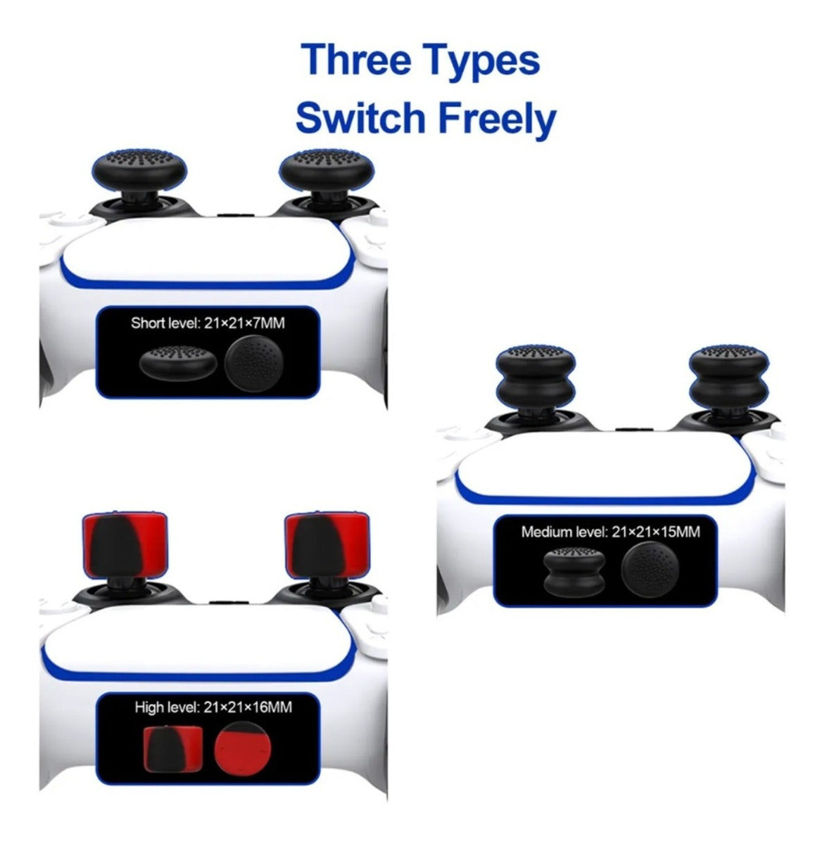 Funda Analogos Thumbs Grips Controles Ps5 Ipega Pg-p5006 – imagen 3