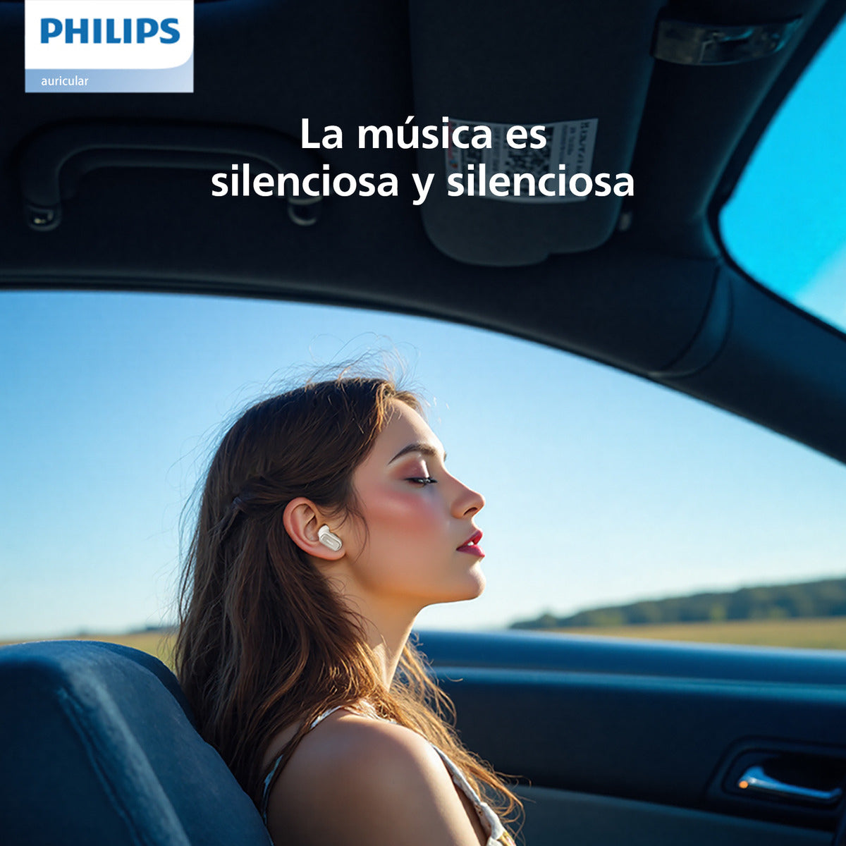 Audífonos In Ear Bluetooth Philips Tat2569 Con Microfono Blanco – imagen 2
