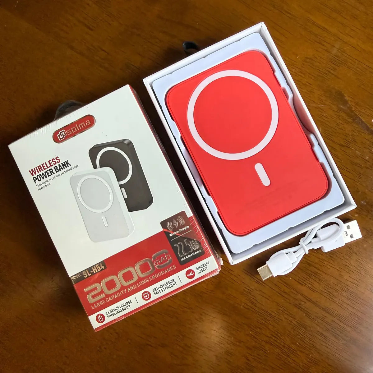 Powerbank Carga Rapida Para Magsafe Solma 20000 Mah Sl-h54 Azul – imagen 7