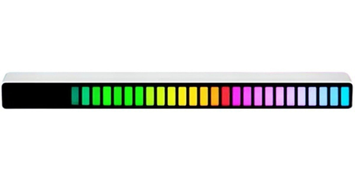 Barra De luz Led Rgb Inalambrica Luz de Ritmo D08 Gris – imagen 2
