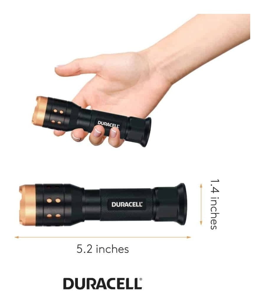 Linterna Led Duracell 350 Lumen Flashlight Negro – imagen 6