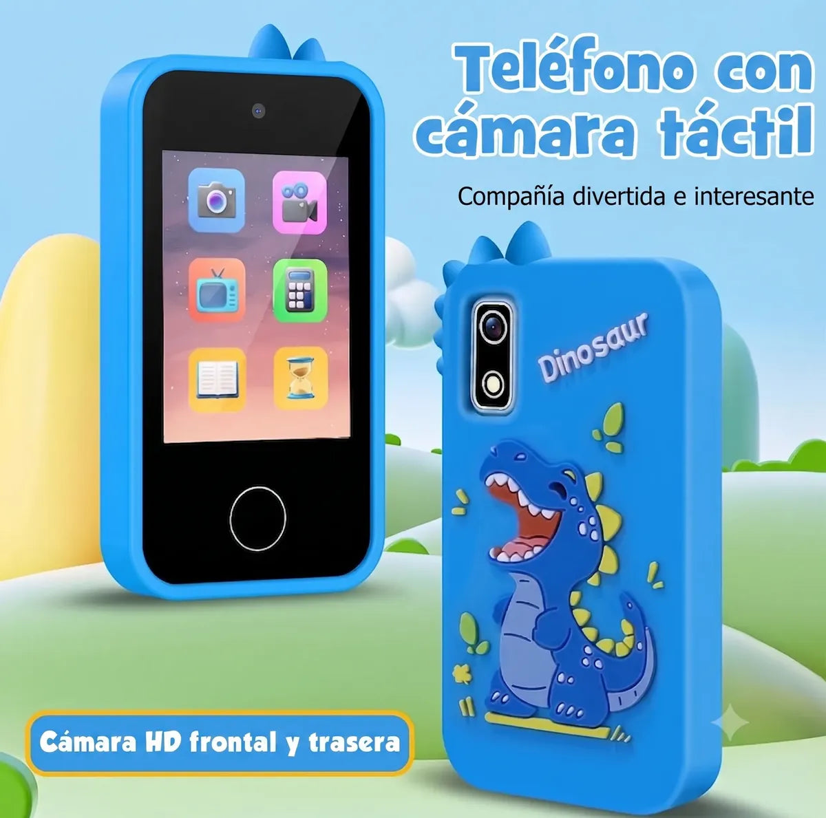 Teléfono Infantil Qiop A10 con Cámara 48 MP y Pantalla 2.8" Azul - vista 5