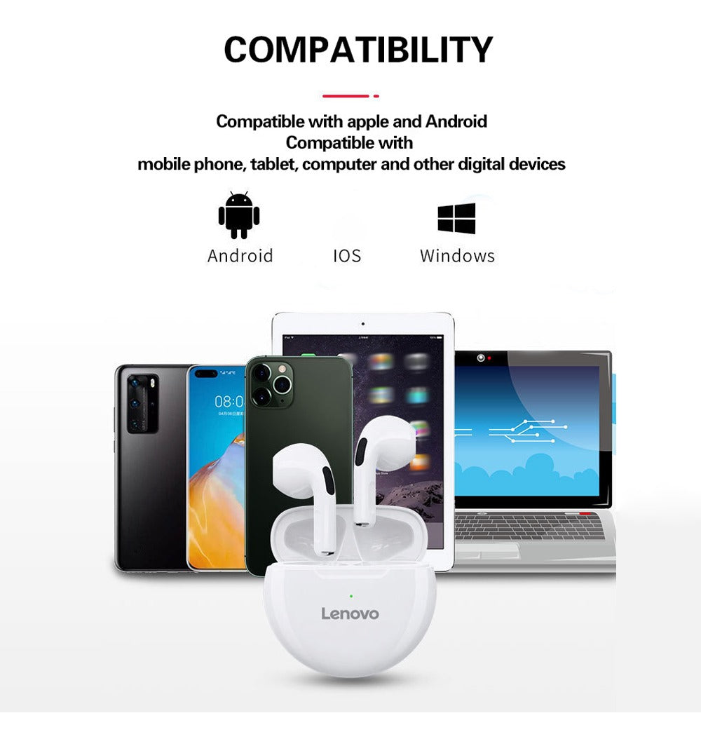 Audifonos Bluetooth Lenovo Deportivo Ht38 In Ear Negro – imagen 3
