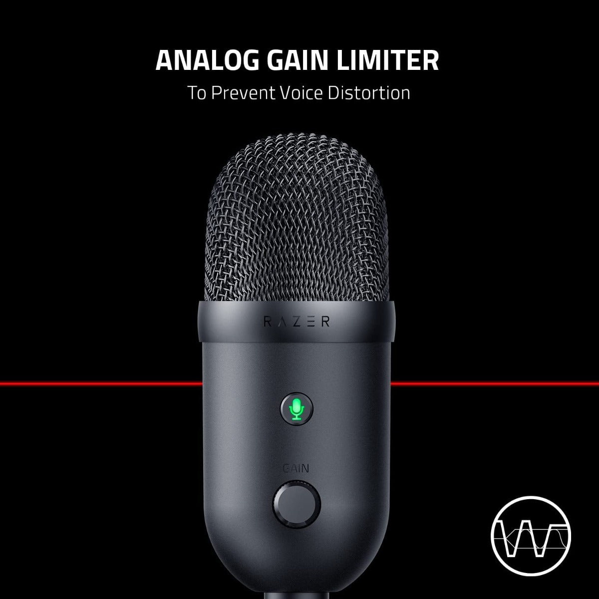 Micrófono Streamer Razer Seiren V2 X Twitch Youtube Negro – imagen 4