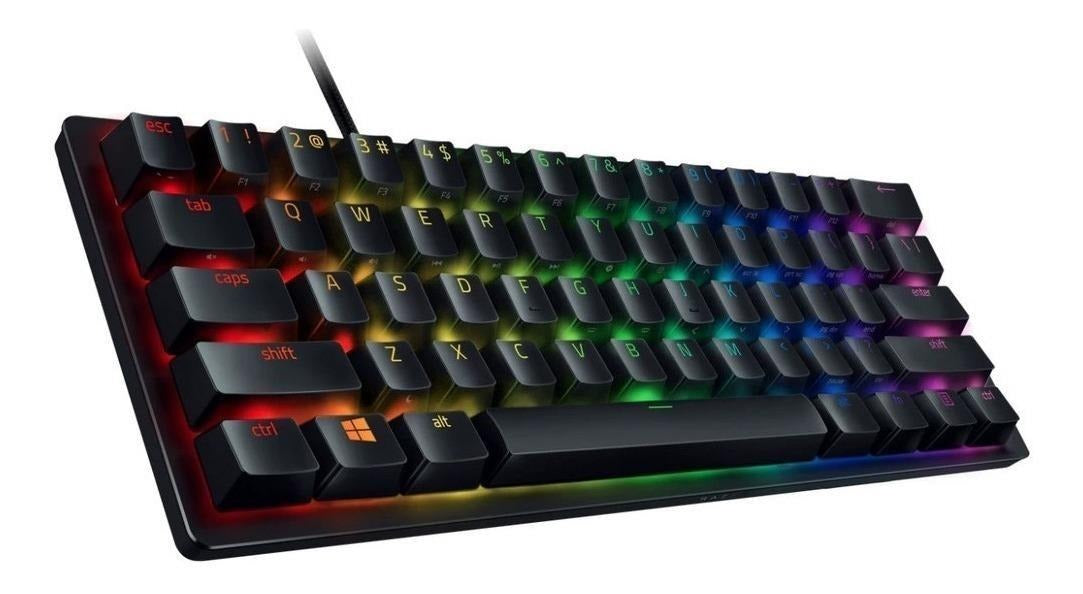 Teclado Gamer Razer Huntsman Mini Switch Purple Español Negro – imagen 3