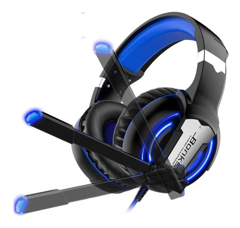 Audifono Gamer Bonks G1 Pc Ps4 Switch Xbox Rojo – imagen 4