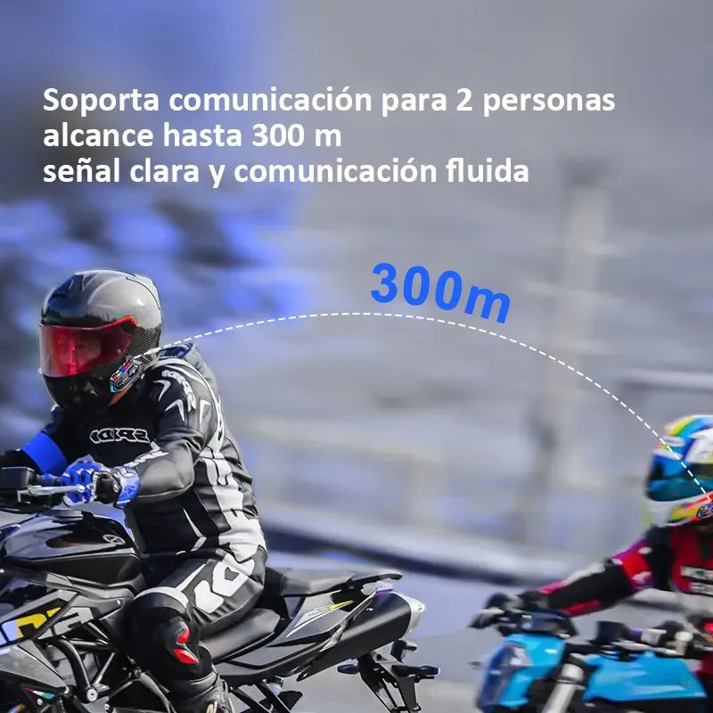 Intercomunicador Para Casco Moto Bluetooth Moto Y20 Max Negro