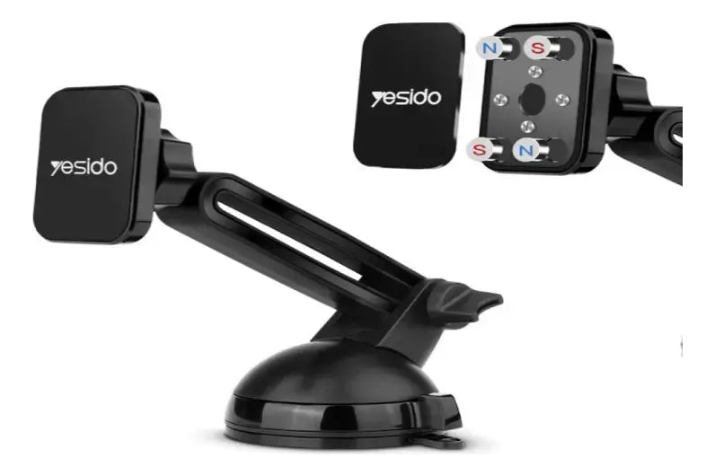 Soporte Yesido Holder C39 Magnético Para Celular Negro – imagen 3