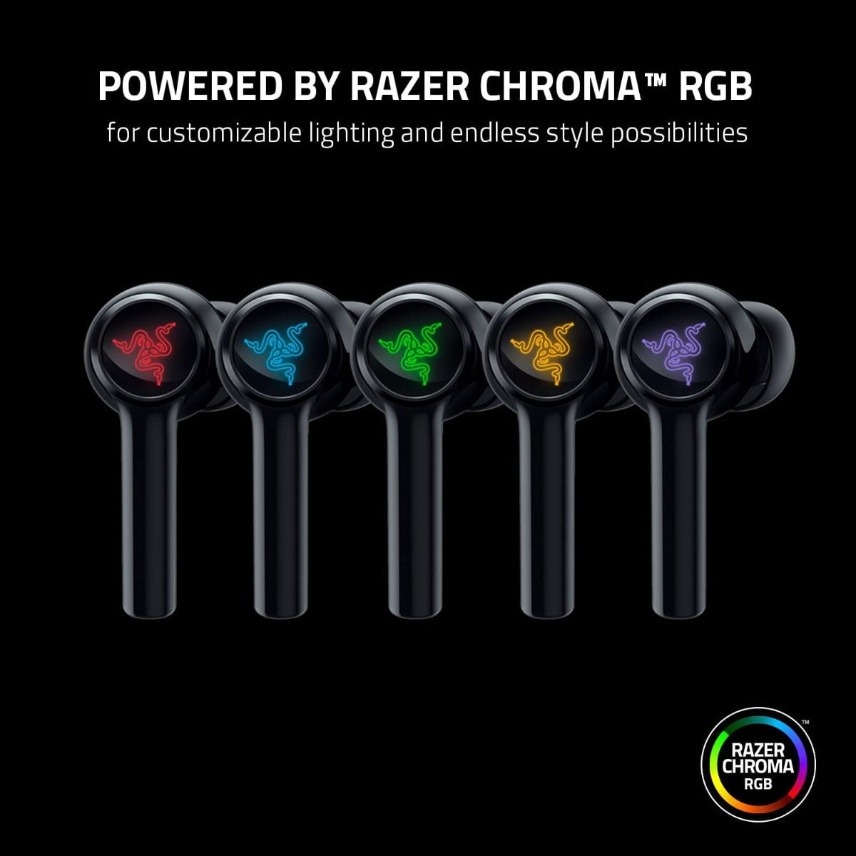 Audífonos Bluetooth Razer Hammerhead True Wireless Nuevo 2021 Rgb Anc – imagen 4