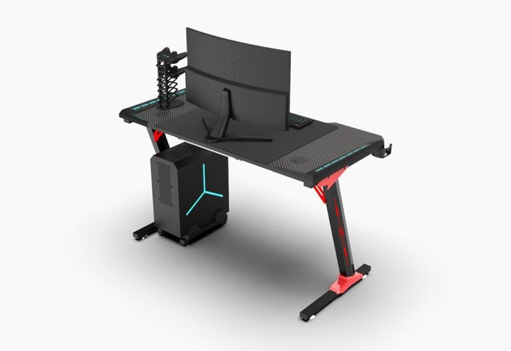 Escritorio Gamer Gtc Gta-002 Luz Led Negro – imagen 4