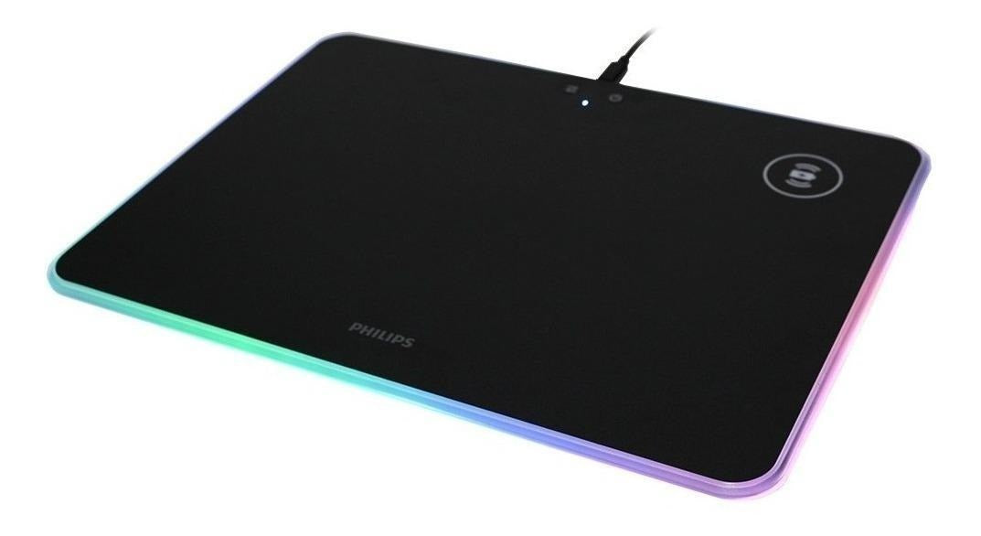 Mousepad Gamer Philips Spl7504 Usb Rgb Carga Inalámbrica Negro – imagen 2
