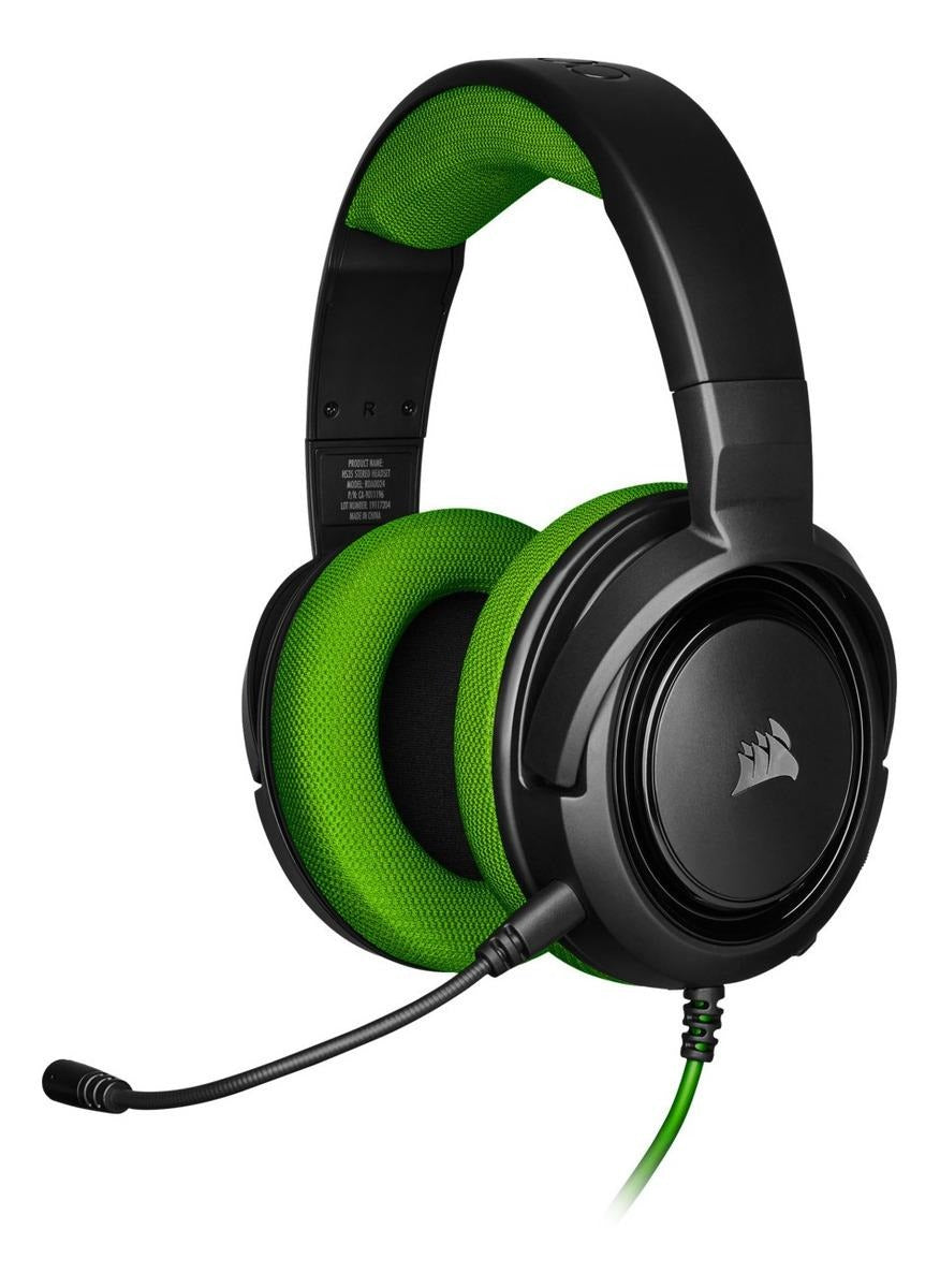 Audifonos Gamer Corsair Hs35 Pc Ps5 Xbox Switch Negro Verde – imagen 3