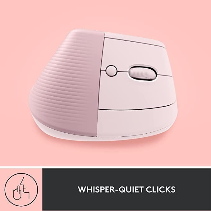 Mouse Bluetooth Logitech Ergonomic Lift Vertical Rosado – imagen 3