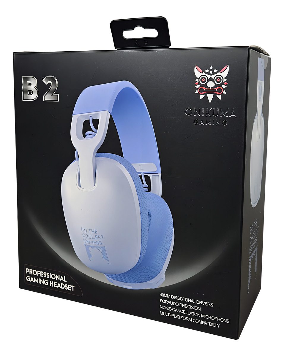 Audifonos Gamer Inalámbrico Onikuma B2 Color Blanco – imagen 3