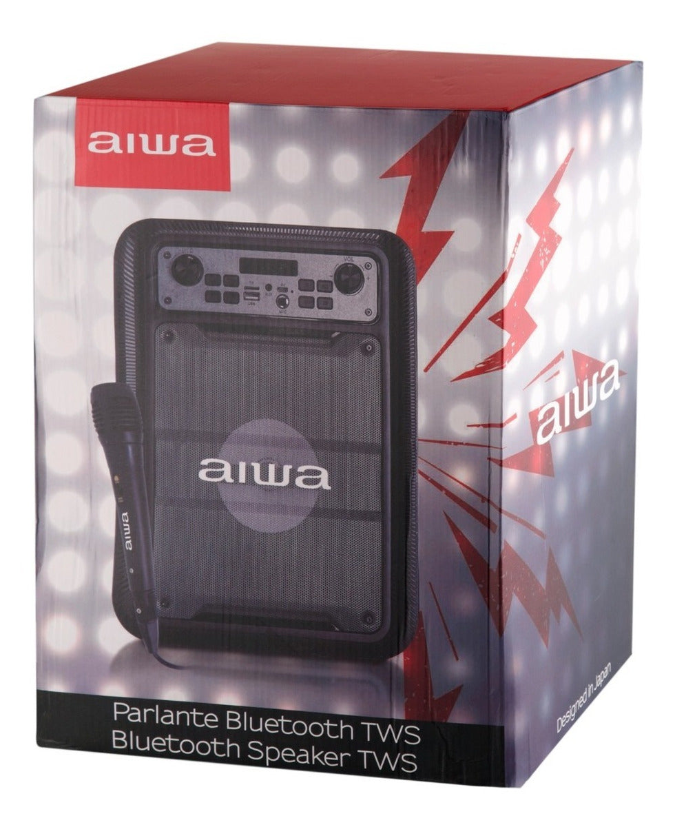 Parlante Portátil Aiwa Bluetooth Tws Karaoke Awp-122bt Negro – imagen 4
