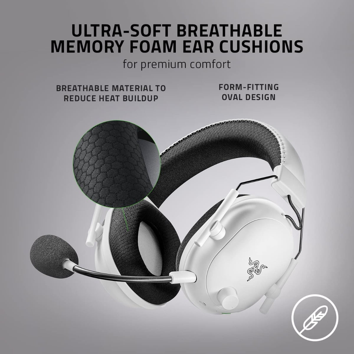 Audifonos Gamer Razer Inalámbricos Blackshark V2 Pro Blanco – imagen 3