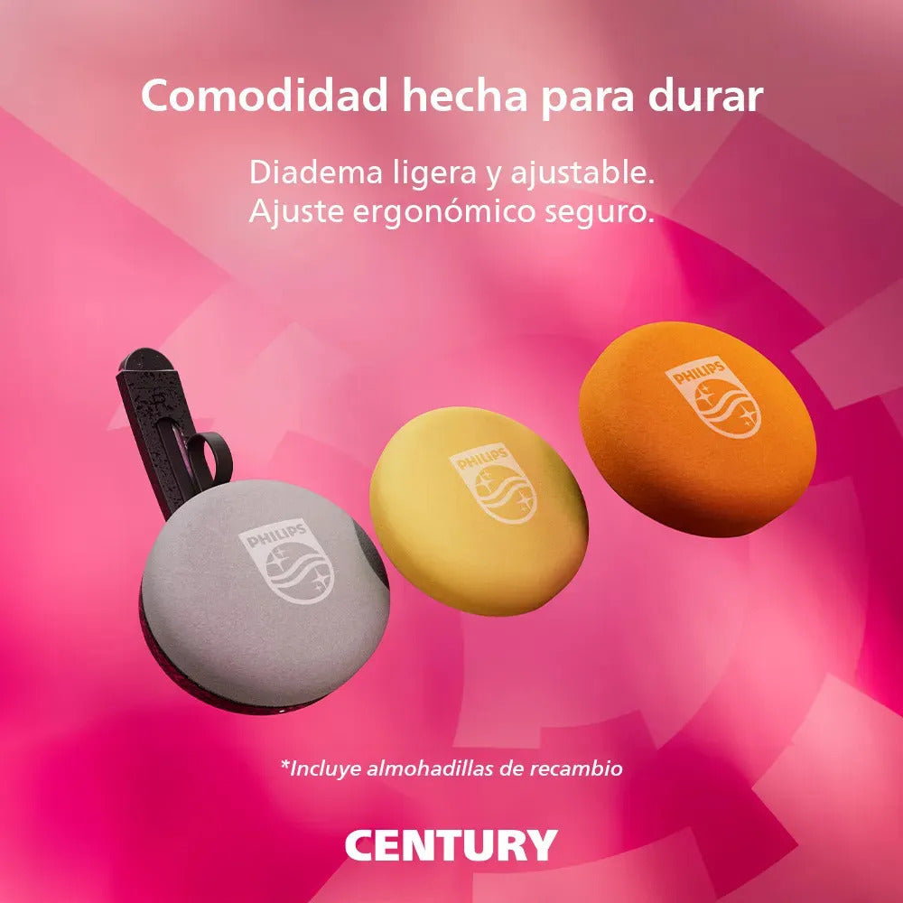 Audífonos On-Ear Bluetooth 5.4 Philips TAH2000 Ringo 26 Horas Negro - vista 4