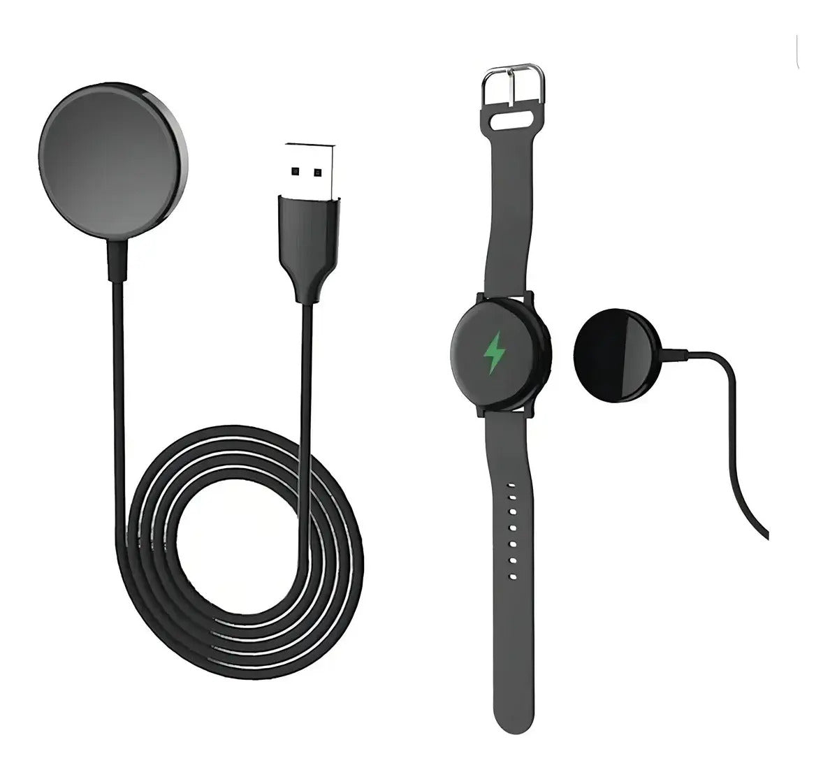 Cable Cargador Para Samsung Watch Watch Active Usb Negro – imagen 2