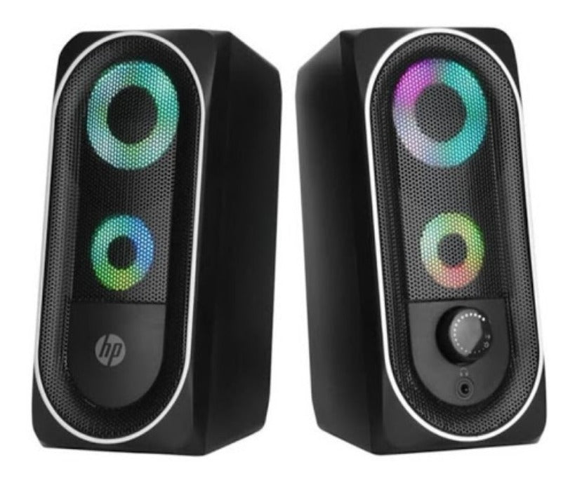 Parlantes Gamer Hp Dhe-6001 6w Stereo Rgb Negro – imagen 2
