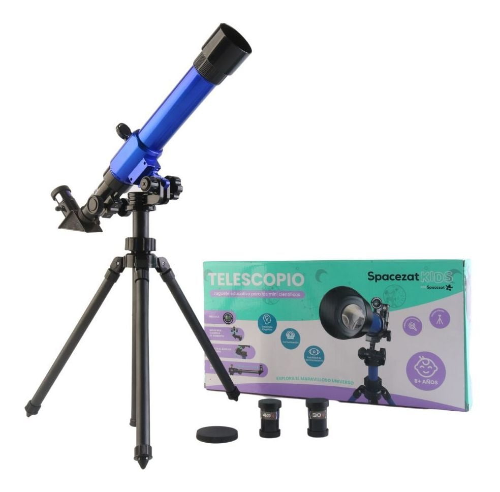 Telescopio Spacezat Pro Para Niños 3 Aumentos Azul – imagen 4