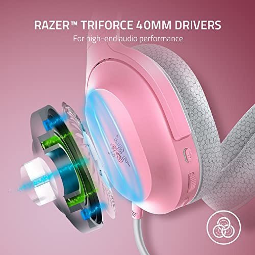 Audifonos Gamer Razer Inalambricos Barracuda X Rosado – imagen 4
