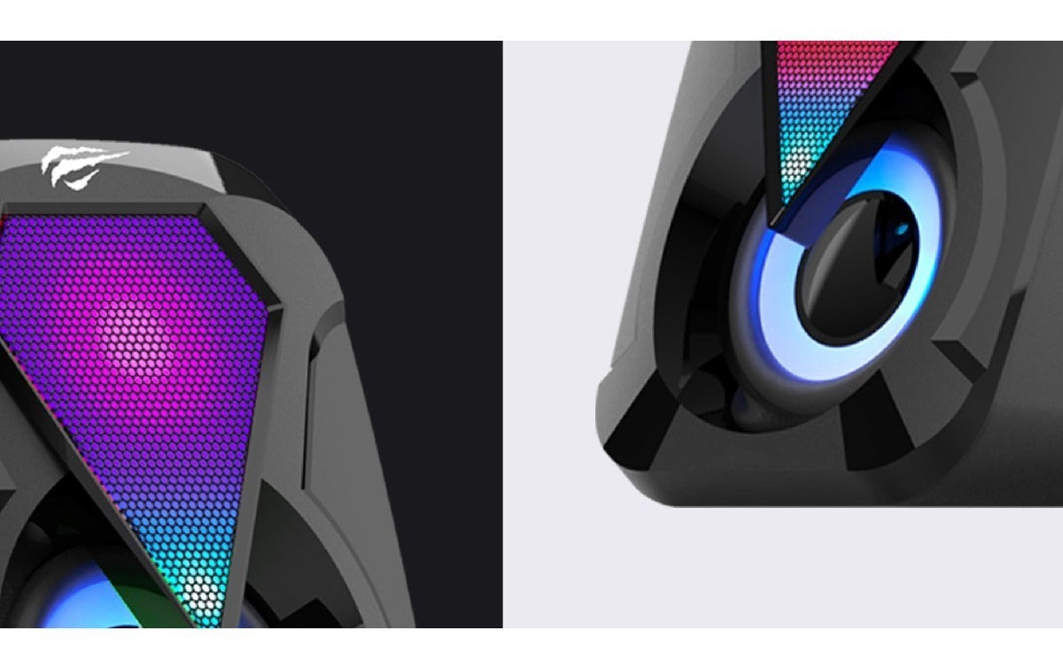 Parlantes Gamer Gamenote Sk211 Rgb Negro – imagen 2