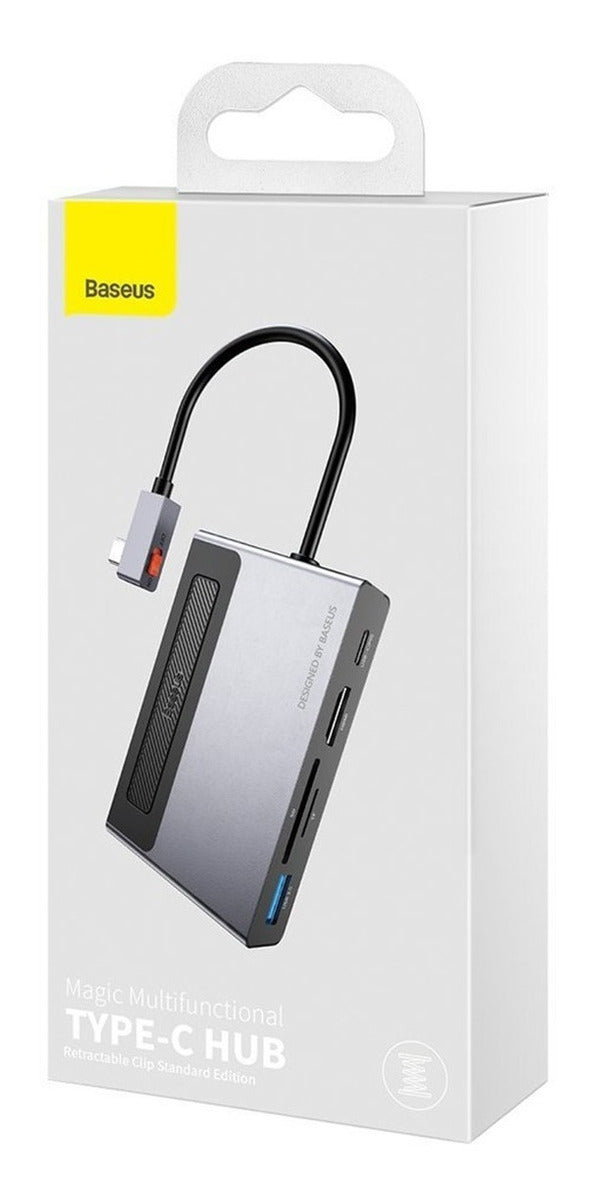 Adaptador Hub Usb C Magic Multifuncional Retráctil 6 En 1 Baseus – imagen 6