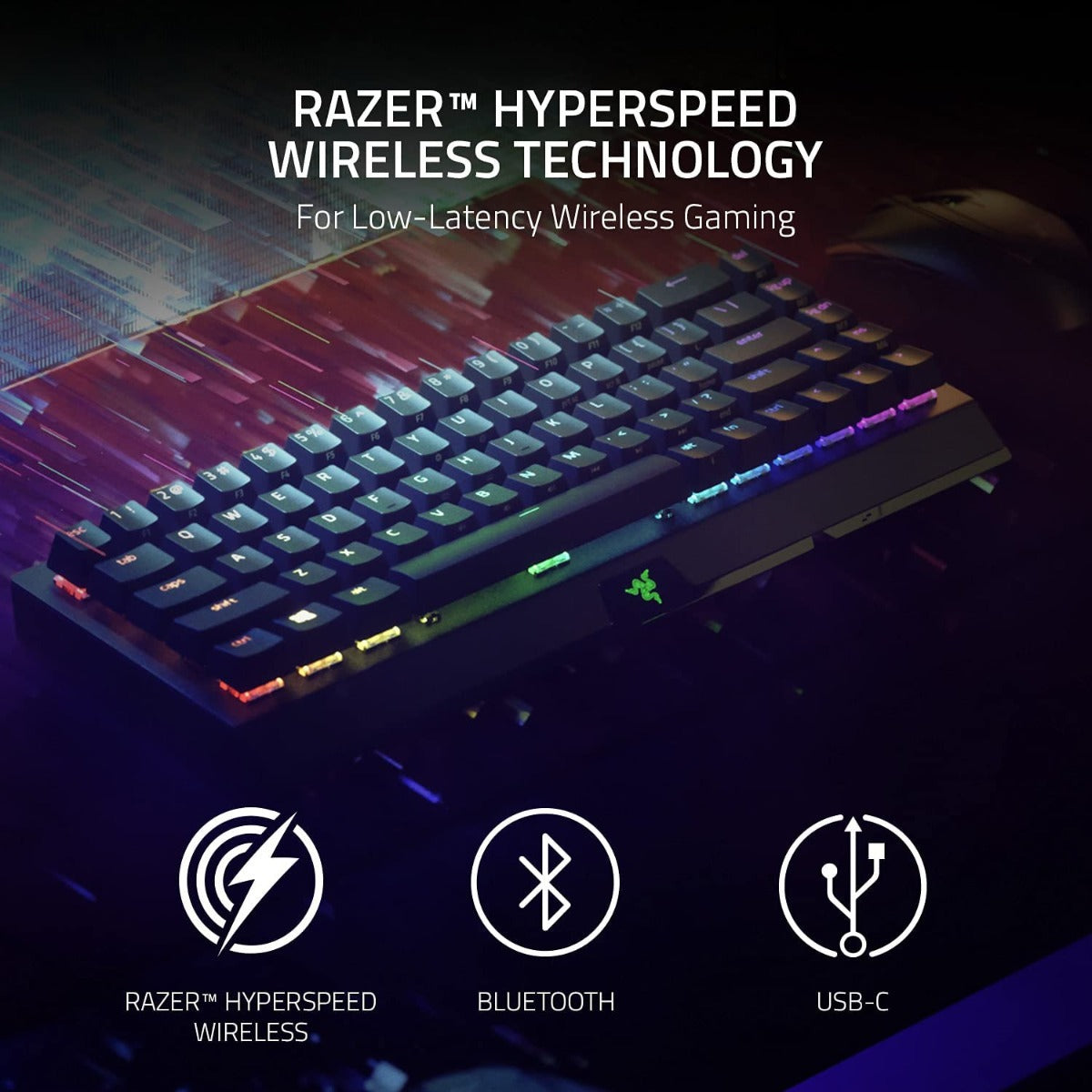 Teclado Gamer Mecanico Razer Blackwidow V3 Mini Español Negro – imagen 3