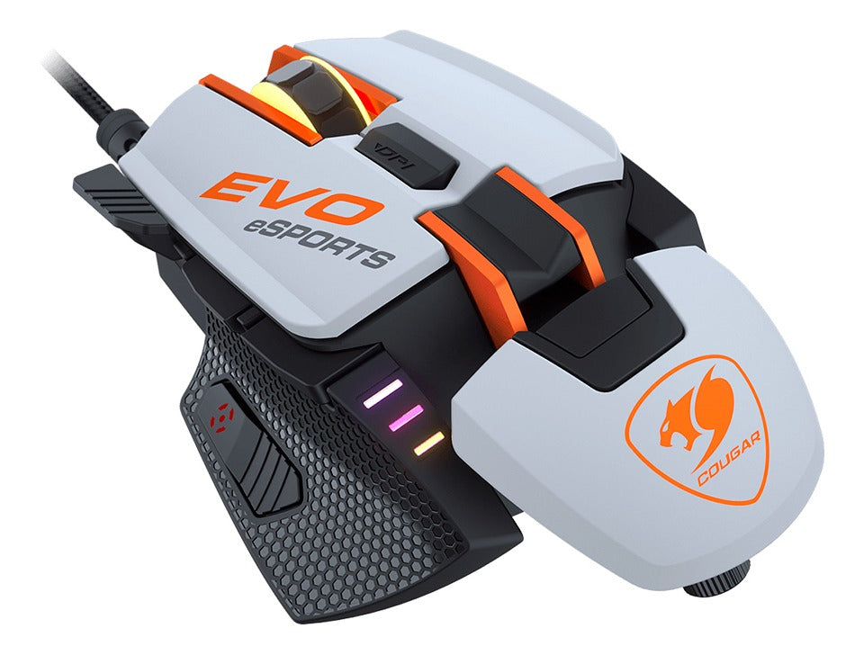 Mouse Gamer Cougar Rgb 700m Evo Esports 8 Botones Blanco – imagen 3