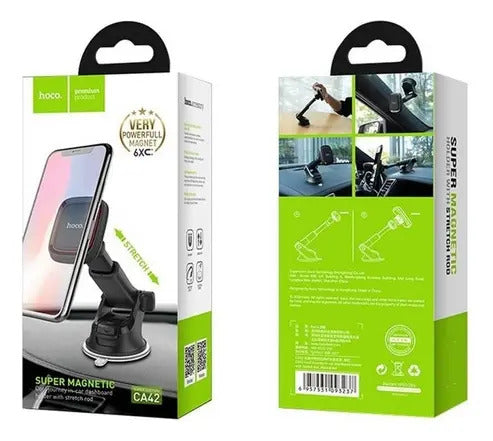 Soporte De Auto Tablero Parabrisas Magnetico Hoco Ca42 Negro – imagen 2