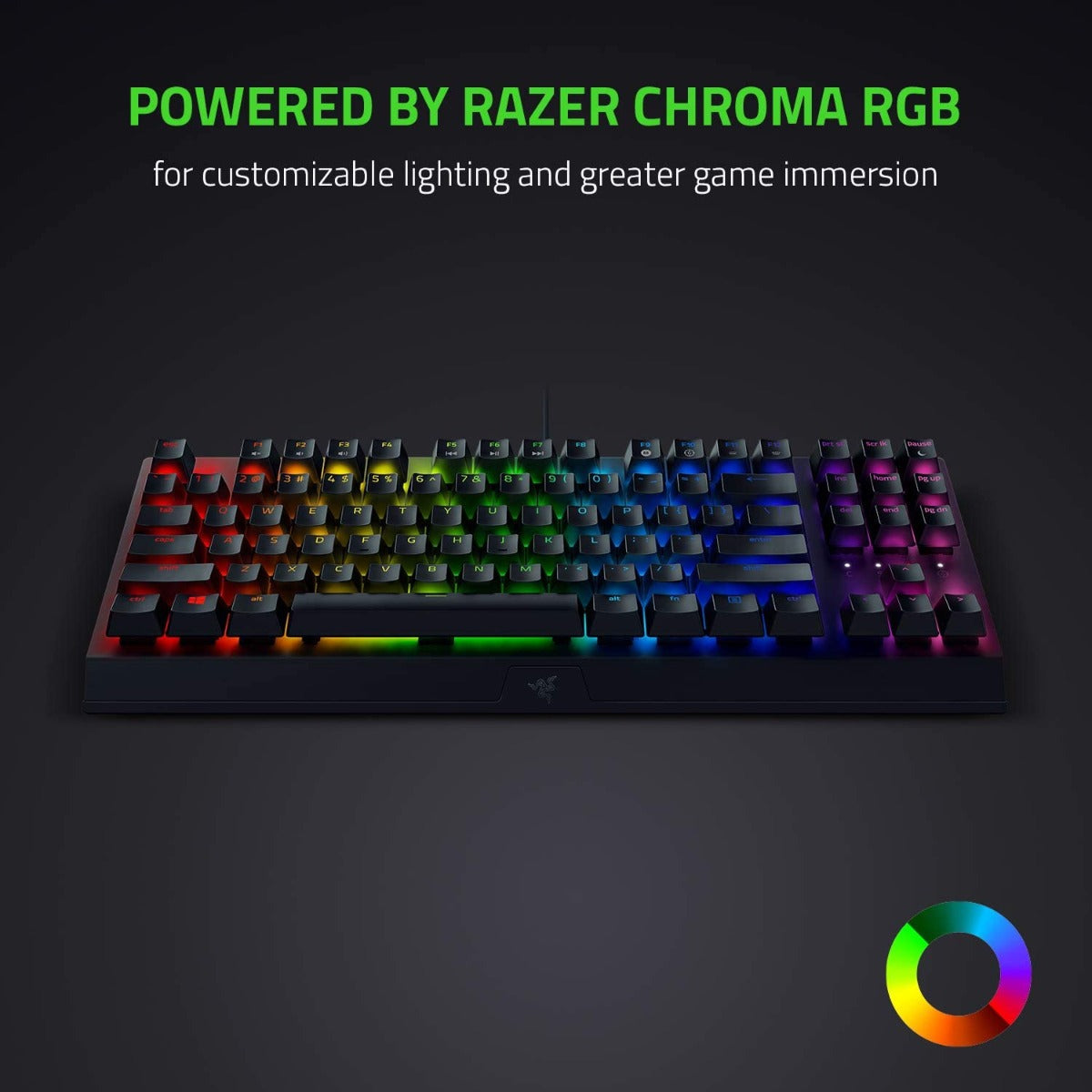 Teclado Gamer Mecánico Razer Blackwidow V3 Rgb Tkl Switch Verde – imagen 2