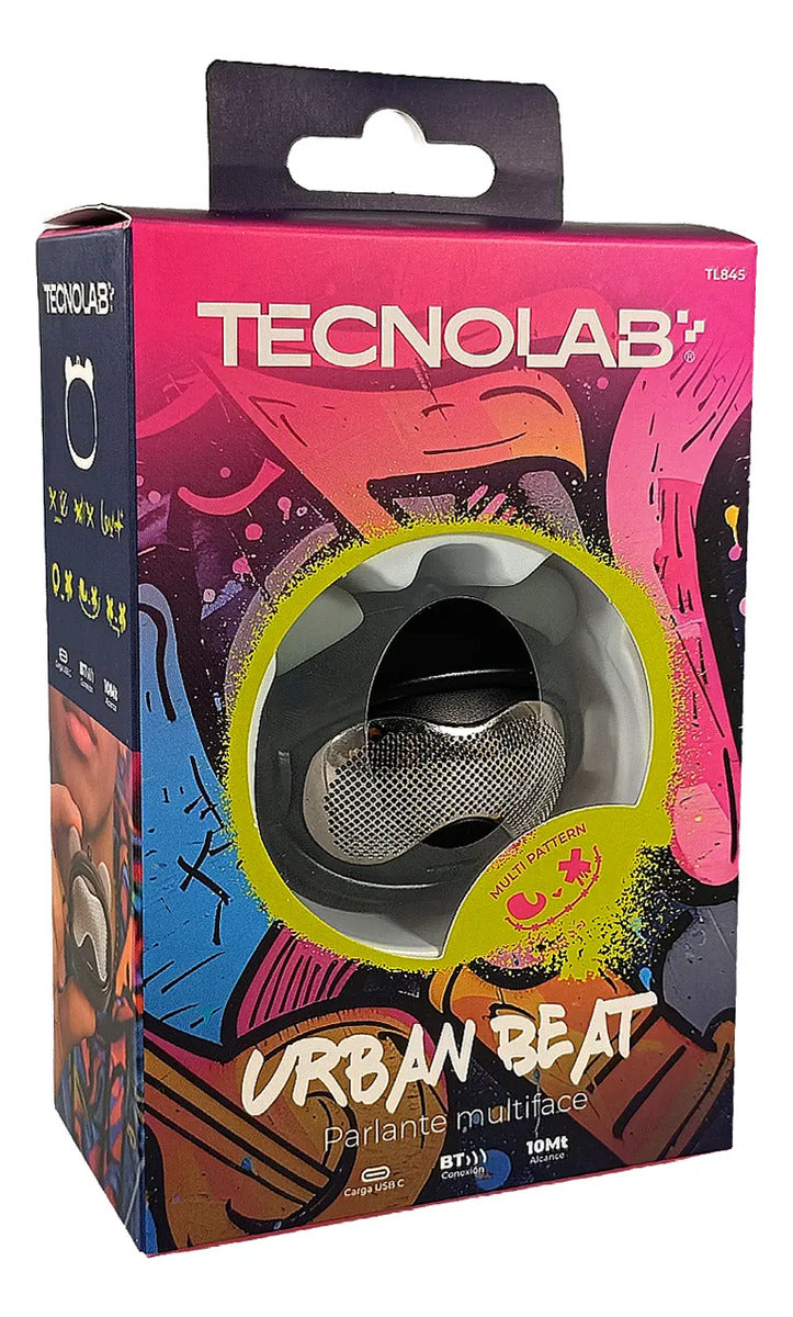 Parlante Bluetooth Multiface Tecnolab 5w Urban Beat Negro – imagen 3