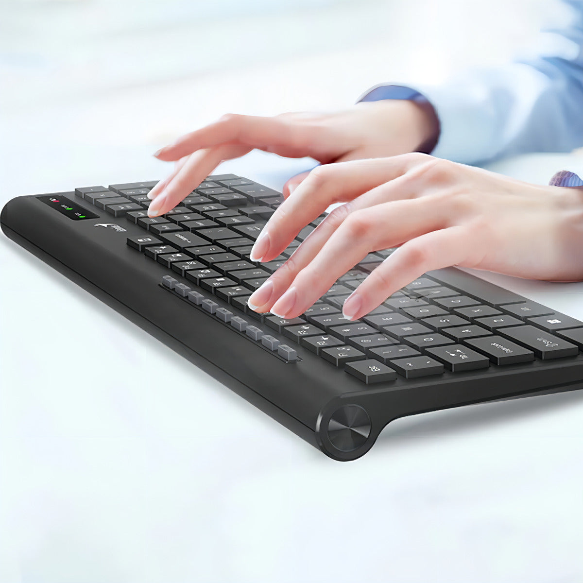 Teclado Inalámbrico Genius Slimstar 7230 Copilot Negro – imagen 2
