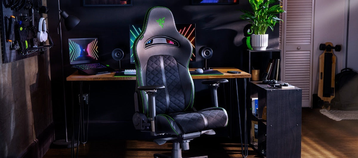 Silla Gamer Profesional Razer Enki X Negro Verde – imagen 2
