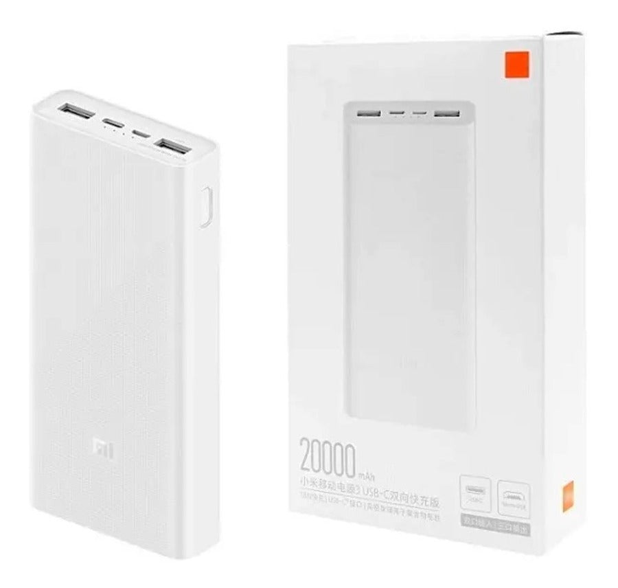 Powerbank Carga Rapida Para Xiaomi 20000 Mah Blanco – imagen 2