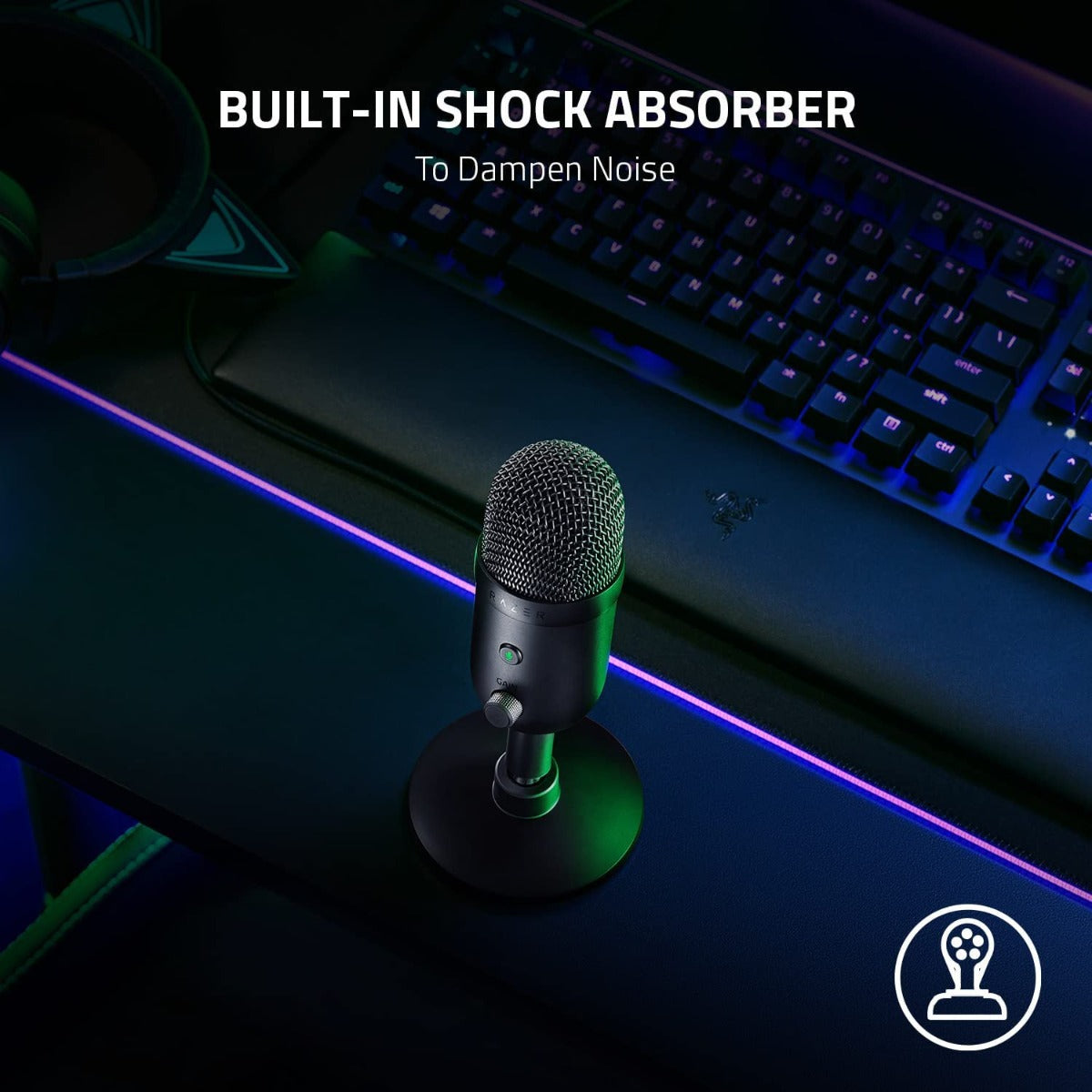 Micrófono Streamer Razer Seiren V2 X Twitch Youtube Negro – imagen 3