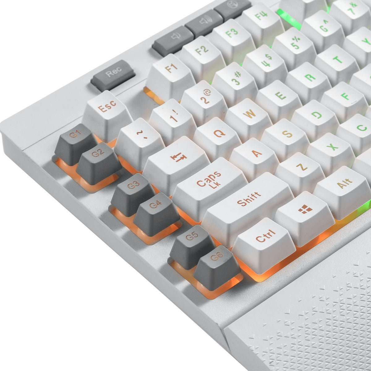 Teclado Gamer Redragon Shiva Rgb K512w Blanco – imagen 6