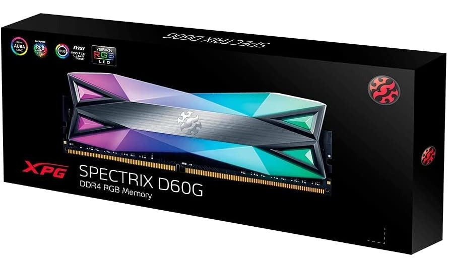 Memoria Ram Xpg Spectrix D60g Ddr4 3200mhz 16gb Gris – imagen 3