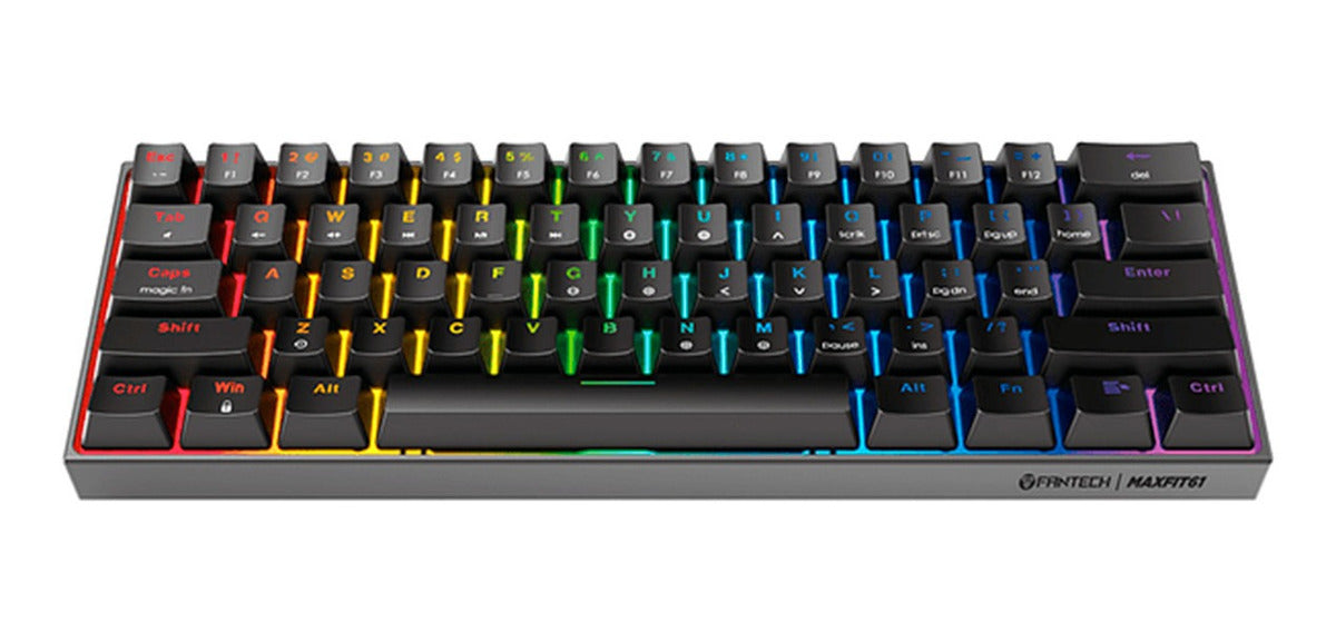 Teclado Gamer Mecanico Fantech Maxfit Mk857 60% Rgb Red Negro – imagen 3