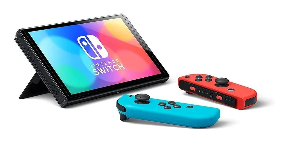Consola Nintendo Switch Oled Neon Azul – imagen 2