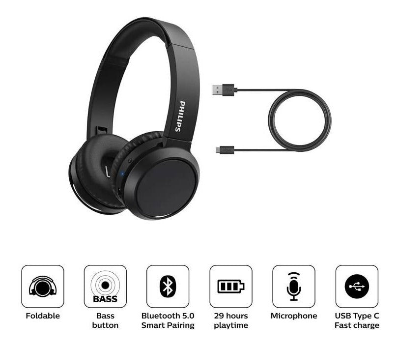 Audífono Bluetooth Philips Tah4205 Negro – imagen 4