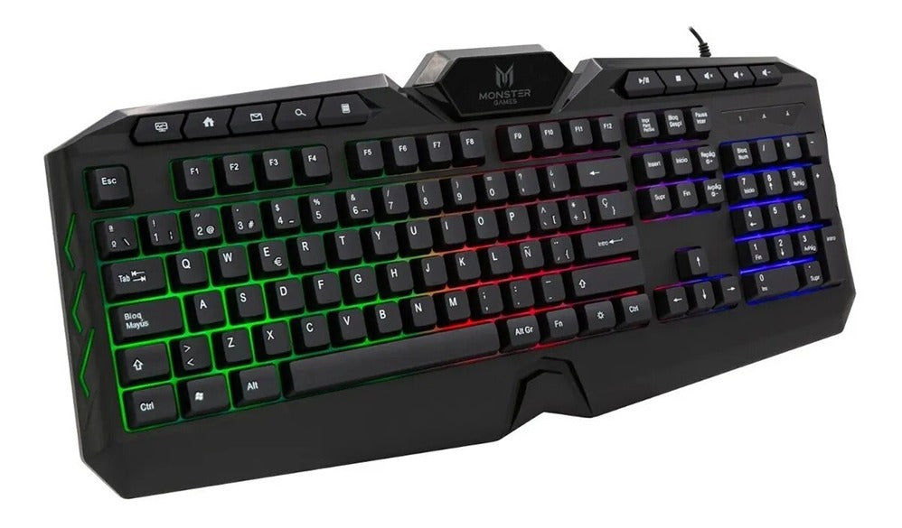 Teclado Gamer Monster Onset Rgb Negro – imagen 5