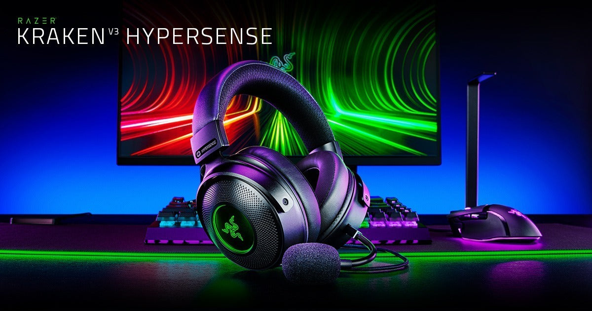 Audifonos Gamer Kraken V3 Hypersense Usb Thx Rgb Negro – imagen 2